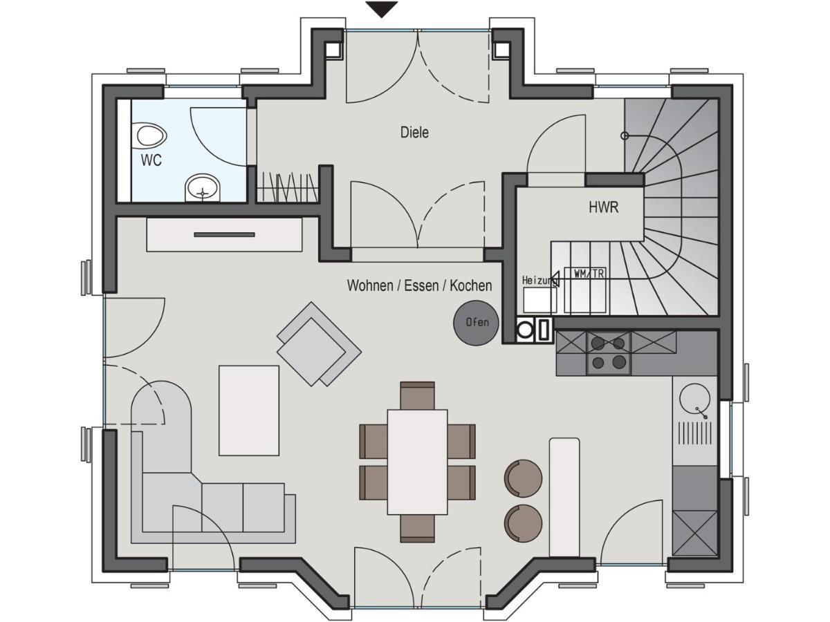 Ferienhaus Seeschwalbe 33 Fuhlendorf  المظهر الخارجي الصورة